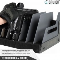 Savior Equipment Pistol Rack 8 Slots - Grey