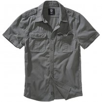 Brandit Vintage Shirt Shortsleeve - Charcoal