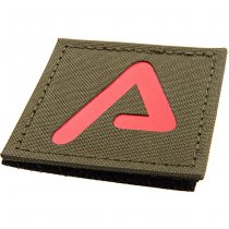 Agency Arms Premium Laser Cut Patch Red A - Ranger Green