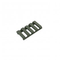 B&T Short Skeleton Rubber Rail Cover - Green