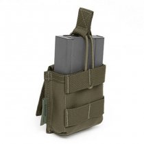 Warrior SCAR H / M14 / SR25 Open Magazine Pouch - Ranger Green