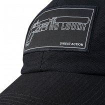Direct Action No Loud Vintage Baseball Cap - Black