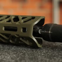 KRUK Long AK Handguard M-LOK & Long AK Gas Tube Cover - Coyote