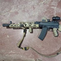 KRUK Long AK Handguard M-LOK & Long AK Gas Tube Cover - Coyote