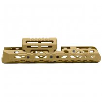 KRUK Medium AK Handguard M-LOK & Short Gas Tube Cover - Coyote
