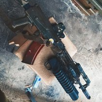 KRUK Medium AK Handguard M-LOK & Long Gas Tube Cover - Coyote