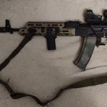 KRUK Medium AK Handguard M-LOK & Long Gas Tube Cover - Coyote