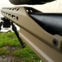 KRUK Aluminum Chassis & Handguard Howa 1500 Short Action - Coyote