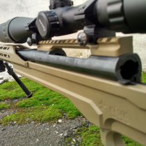 KRUK Aluminum Chassis & Handguard Howa 1500 Long Action - Black