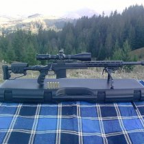 KRUK Aluminum Chassis & Handguard Remington Model 700 Short Action - Black