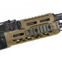 KRUK 10 Slots Picatinny Rail M-LOK - Coyote