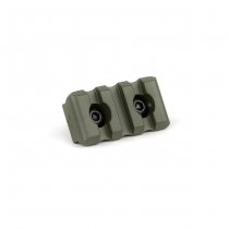 KRUK 3 Slots Picatinny Rail M-LOK - Olive