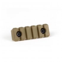 KRUK 5 Slots Picatinny Rail M-LOK - Coyote