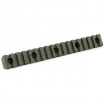 KRUK 17 Slots Picatinny Rail M-LOK - Olive