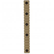 KRUK 19 Slots Picatinny Rail M-LOK - Coyote