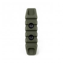 KRUK 5 Slots Picatinny Rail Side Bevels M-LOK - Olive