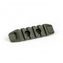 KRUK 5 Slots Picatinny Rail Side Bevels M-LOK - Olive
