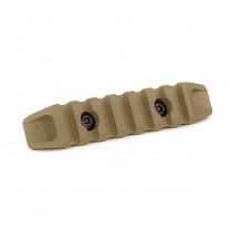 KRUK 7 Slots Picatinny Rail Side Bevels M-LOK - Coyote