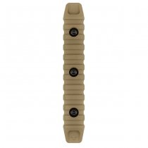 KRUK 11 Slots Picatinny Rail Side Bevels M-LOK - Coyote