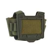 Agilite Universal Helmet Cover Rear Pouch - Ranger Green