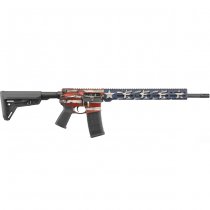 Ruger AR-556 MPR 5.56 18 Inch 30rds - USA Flag
