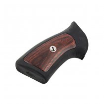 Ruger GP100 Rubber & Rosewood Inserts Grip