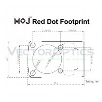 Vector Optics Frenzy Red Dot MOJ Footprint Pistol Mount Adapter G17