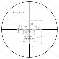 Vector Optics Paragon 3-15x44 1 Inch Zero-Stop Riflescope
