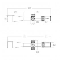 Vector Optics Sentinel-X Pro 10-40x50 Center Dot Riflescope