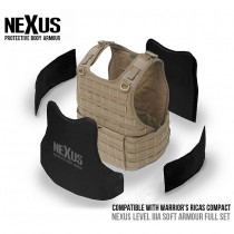 NEXUS RICAS NIJ Level IIIA Soft Armour Front Back & Sides Set