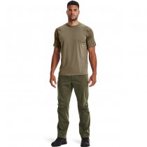 Under Armour Mens Tactical Tech Short Sleeve T-Shirt - Tan - S