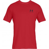 Under Armour Sportstyle Left Chest Short Sleeve Shirt - Red