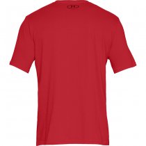 Under Armour Sportstyle Left Chest Short Sleeve Shirt - Red - L
