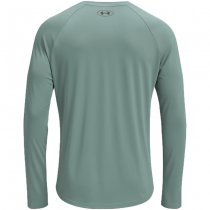 Under Armour Mens Tech 2.0 Long Sleeve - Silica Green / Black - S