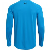 Under Armour Mens Tech 2.0 Long Sleeve - Ether Blue / Black - XL