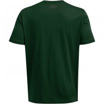Under Armour Mens Team Issue Wordmark Short Sleeve - Forest Green / Baroque Green - 3XL