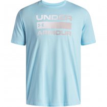 Under Armour Mens Team Issue Wordmark Short Sleeve - Stream / White - XL