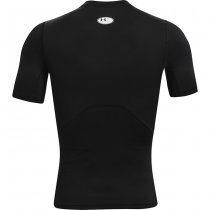 Under Armour Mens HeatGear Compression Short Sleeve - Black - M