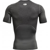 Under Armour Mens HeatGear Compression Short Sleeve - Carbon Heather - S