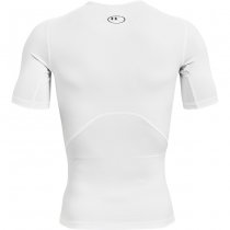 Under Armour Mens HeatGear Compression Short Sleeve - White - 3XL