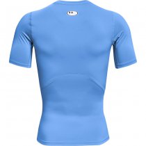 Under Armour Mens HeatGear Compression Short Sleeve - Cobalt - L