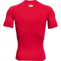 Under Armour Mens HeatGear Compression Short Sleeve - Red - 2XL