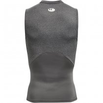 Under Armour Mens HeatGear Compression Sleeveless - Carbon Heather - 2XL