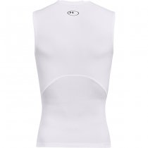 Under Armour Mens HeatGear Compression Sleeveless - White - 2XL
