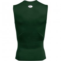 Under Armour Mens HeatGear Compression Sleeveless - Forest Green - 2XL