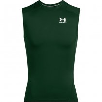Under Armour Mens HeatGear Compression Sleeveless - Forest Green - L