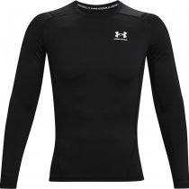 Under Armour Mens HeatGear Compression Long Sleeve - Black - 3XL