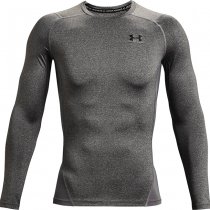 Under Armour Mens HeatGear Compression Long Sleeve - Carbon Heather - M