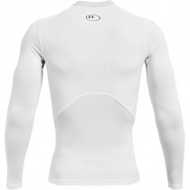 Under Armour Mens HeatGear Compression Long Sleeve - White - S