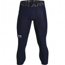Under Armour Mens HeatGear Compression 3/4 Leggings - Navy Blue